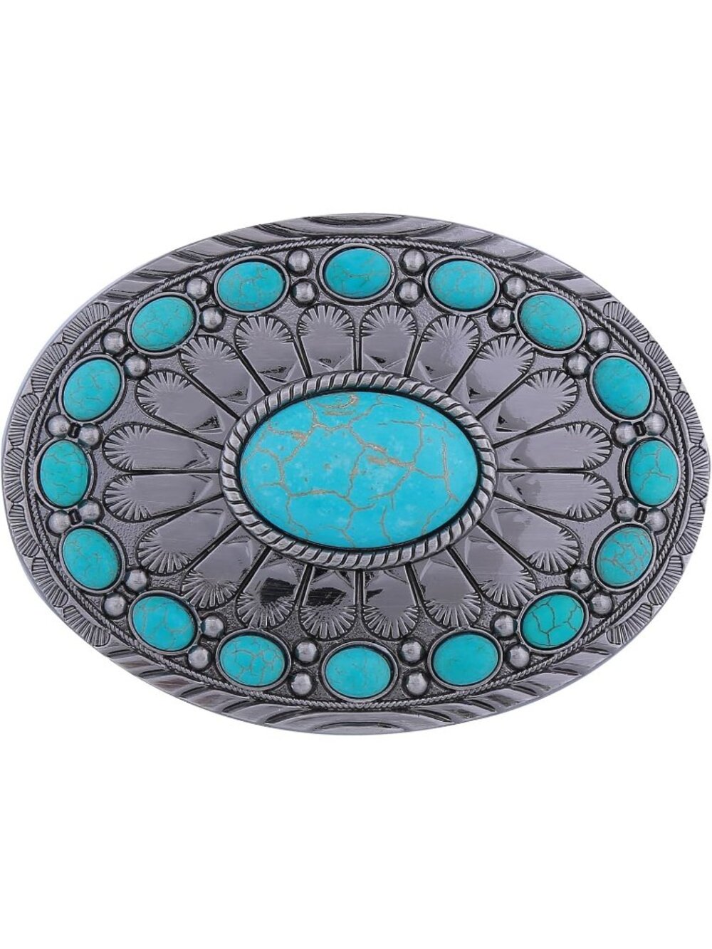 Women Pdk045 Imported Cowboy Buckle Ghost Skull Western Belt